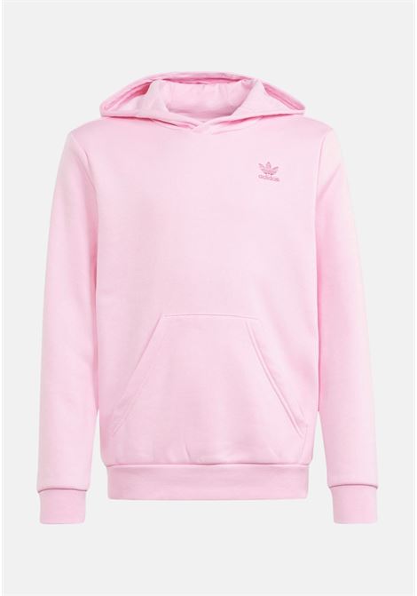 Pink girl sweatshirt with tone-on-tone logo ADIDAS ORIGINALS | IP3037.